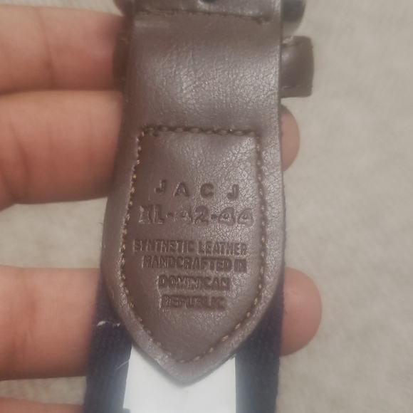 Leather USA 🇺🇸 Navy Blue and Brown Nautica Belt - Picture 1 of 6